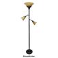 Lalia Home Classic 2 Light Scalloped Shade Torchiere Floor Lamp - image 10