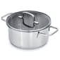 BergHOFF Helix Stainless Steel 8in. Stockpot w/ Glass Lid - image 1