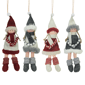 Northlight 4ct. Girls with Scarves Christmas Doll Ornaments - image 2