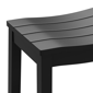 HH2 Home Fiddler Black Backless Saddle Seat Counter Height Stool - image 10