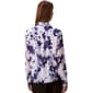 Womens Calvin Klein Long Sleeve Abstract Button Front Blouse - image 2
