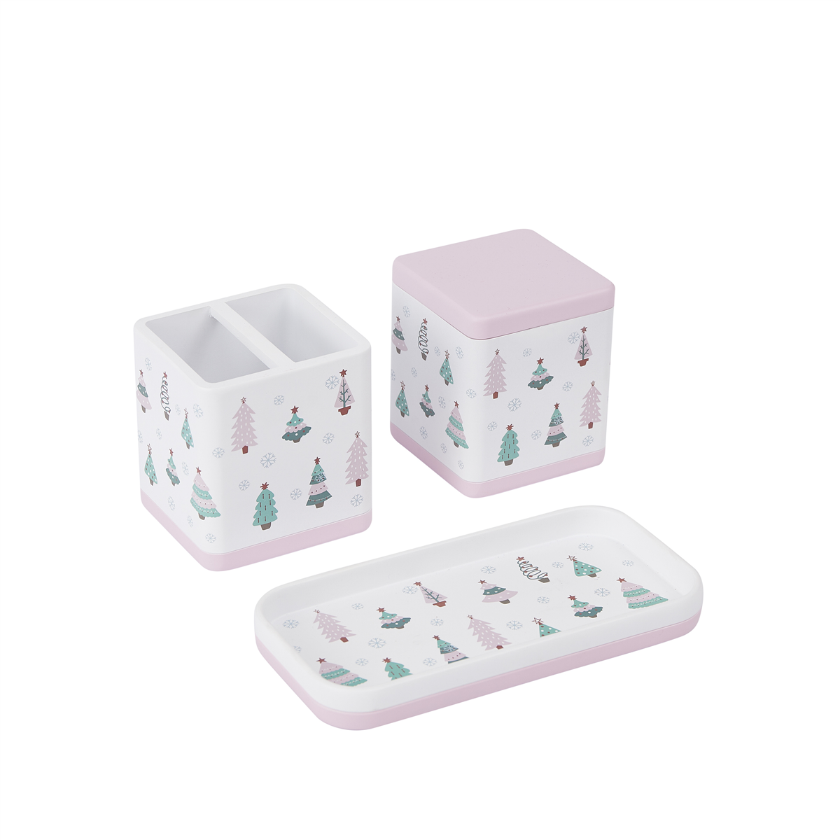 Avanti Frosted Fir 3pc. Bath Accessory Set