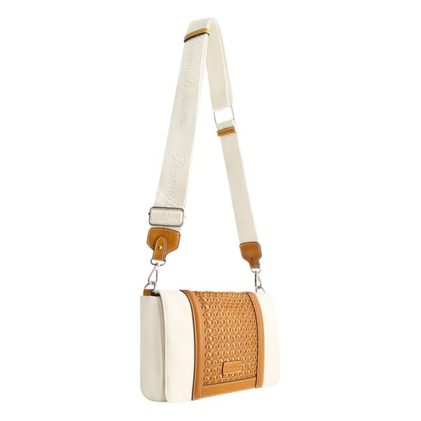 Tommy Bahama Woven Flap Crossbody Bag