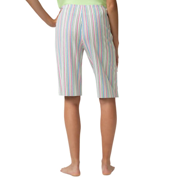 Plus Size HUE® Straight N Narrow Stripe Bermuda Pajama Shorts