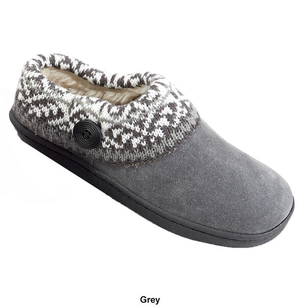Womens Clarks&#174; Nikki Insulated Sueded Slippers
