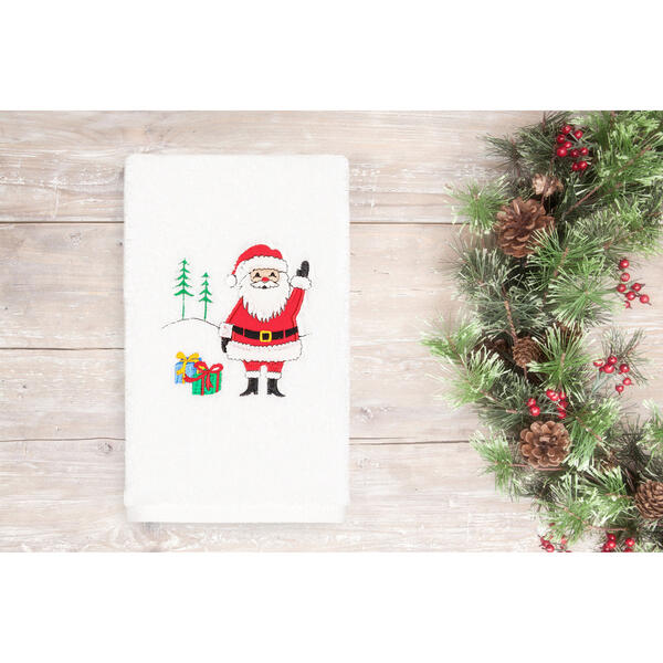 Linum Home Textiles Christmas Santa Waving Hand Towels - image 