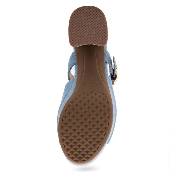 Womens Aerosoles Cosmic Suede Platform Slide Sandals