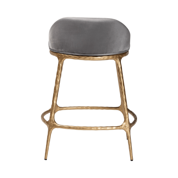 Baxton Studio Aarush Modern Rustic Counter Stool