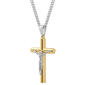 Mens Gentlemen's Classics&#8482; Stainless Steel Crucifix Necklace - image 2