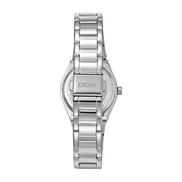 Womens DKNY Crystal Blue Dial Crystal Bezel Watch-DK1L100M0055