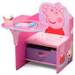Delta Children Peppa Pig Chair Desk with Storage Bin - image 3