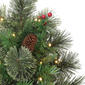 Puleo International 2ft. Red Base Artificial Christmas Tree - image 3