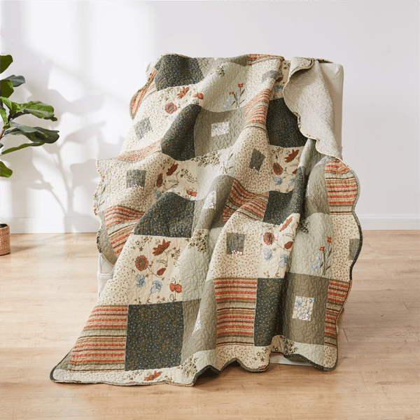 Greenland Home Fashions™ Sedona Reversible Quilted Throw Blanket