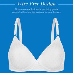Womens Bestform Patterned Wire-Free Cotton Bra 5006238