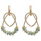 Ashley Cooper(tm) Double Teardrop Hoop Drop Bed Earrings - image 1