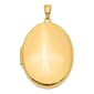 Gold Classics&#40;tm&#41; 14kt. Gold 34mm Oval Locket Pendant - image 1