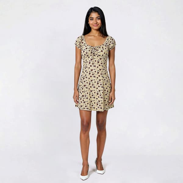 Juniors Madden Girl Knit Mini A-Line Dress - image 