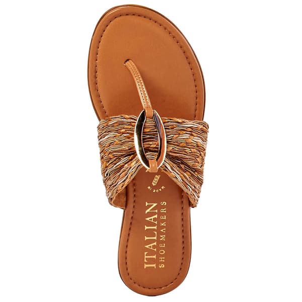Womens Italian Shoemakers Waylon Thong Sandals