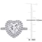 Gemstone Classics™ 10kt. White Gold 2 5/8ctw. Moissanite Ring - image 5