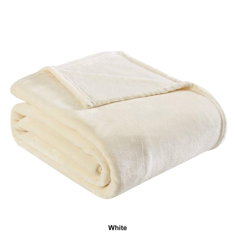 Eddie Bauer Ultra Soft Plush Solid Flannel Blanket