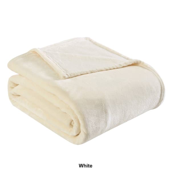 Eddie Bauer Ultra Soft Plush Solid Flannel Blanket