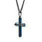 Mens Gentlemen's Classics&#8482; Stainless Steel Two-Tone Cross Pendant - image 2