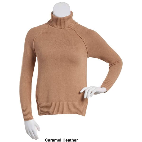 Womens 89th Madison Perfect Long Sleeve Rib Turtleneck Sweater Boscov s