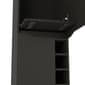 FM FURNITURE Maya Black Wengue Tall Bar Cabinet - image 5