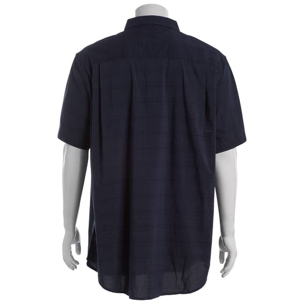 Mens Big & Tall Architect® Button Down Shirt - Black Iris