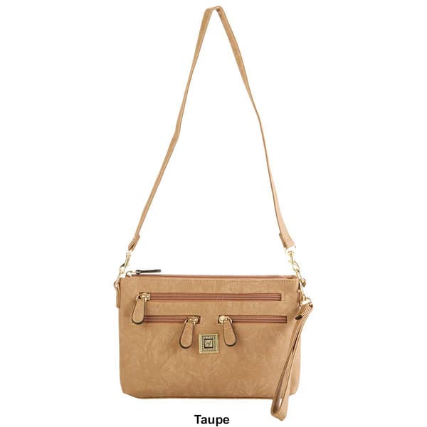 Stone Mountain Crunch Leather East/West 4 Bagger Crossbody