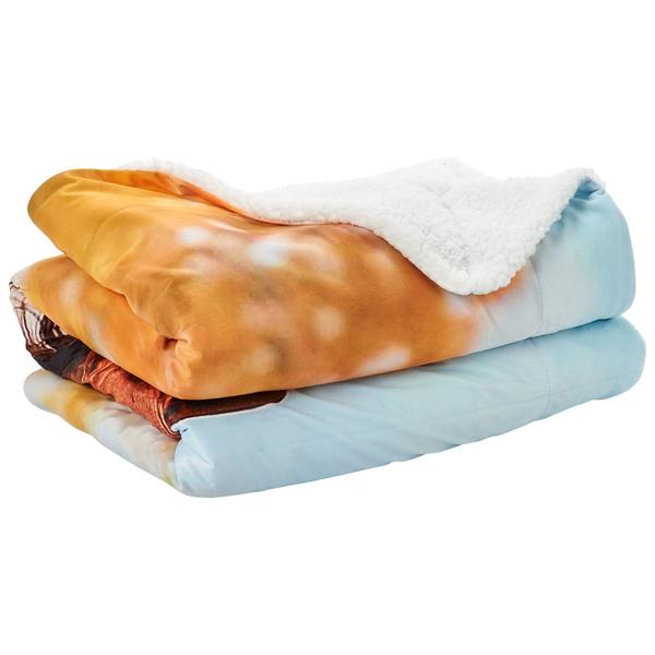 Mountain Ridge Horse Photo Real Throw
