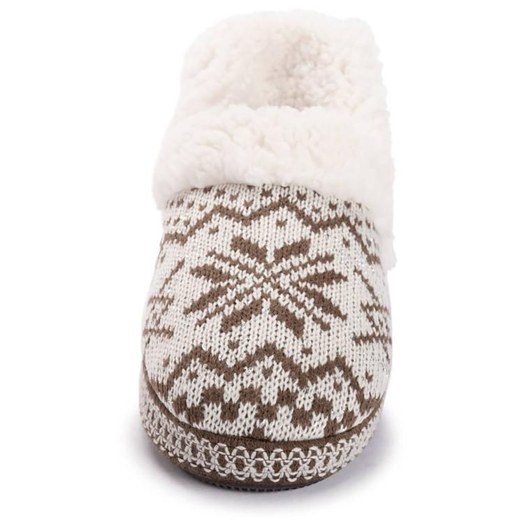 Womens MUK LUKS® Magdalena Rouched Slippers - Brown