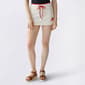 Juniors No Comment Contrast Applique Mini Skort - Gardenia - image 1