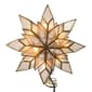 Kurt Adler 10-Light Capiz Clear Star Treetop - image 5