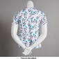 Womens Hasting & Smith Short Sleeve Viney Floral V-Neck Top - image 2