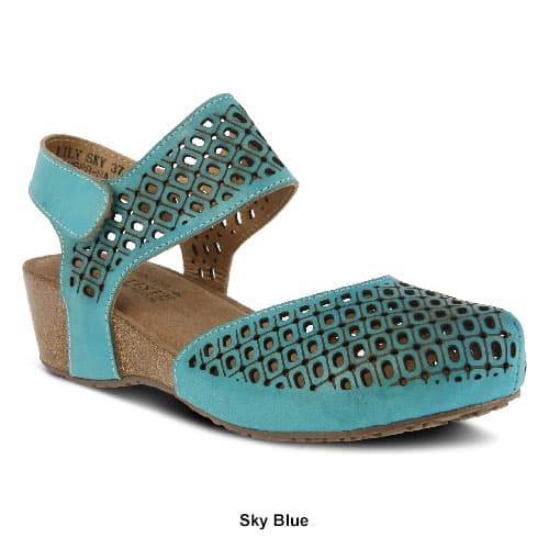 Womens L`Artiste by Spring Step Poppiri Slingback Wedge Sandals