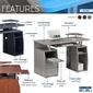 Techni Mobili Complete Computer Workstation Desk w/ Storage - image 7
