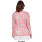 Womens Ruby Rd. Must Haves III Geometric Burnout Top - image 2