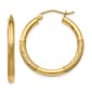 Gold Classics&#40;tm&#41; 14kt. Gold 24mm Polished Hoop Earrings - image 1