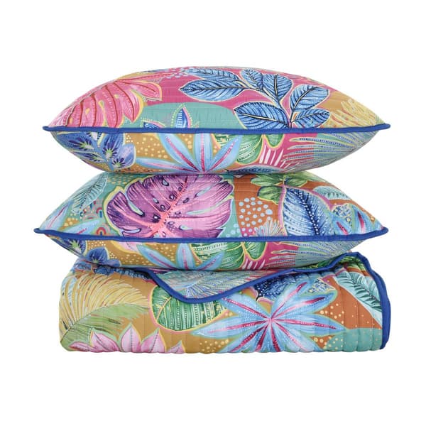J. Queen New York Hanalei 3pc. Quilt Set
