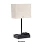 Simple Designs Modern Rectangular Multi-Use Light Table Lamp - image 9