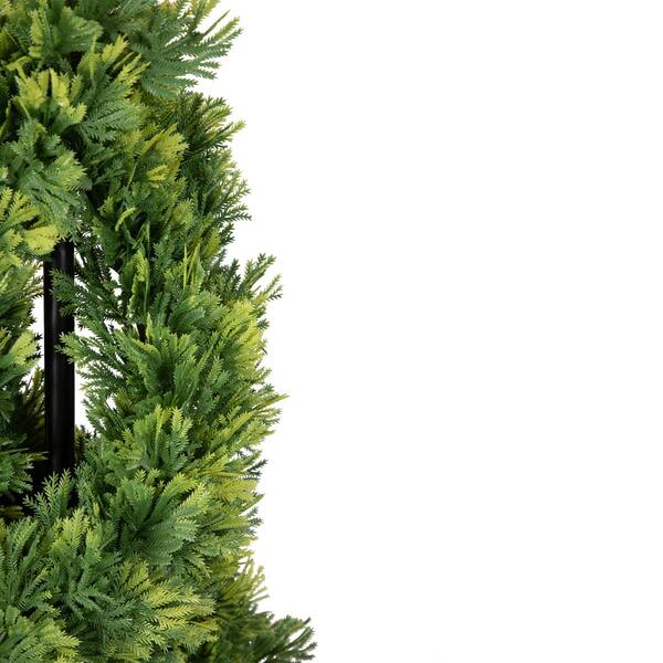 Northlight Seasonal 4.5ft. Artificial Cedar Spiral Topiary Tree
