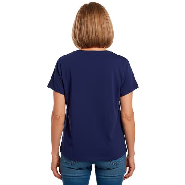 Petite Emily Daniels Short Sleeve Rhinestone Star Tee