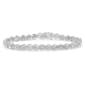 Diamond Classics&#40;tm&#41; Diamond Sterling Silver Link Bracelet - image 1