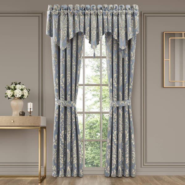 Royal Court Lorenzo Damask Window Ascot Valance - 21x40