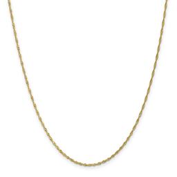 Gold Classics(tm) 10kt. 1.4mm 16in. Singapore Chain Necklace