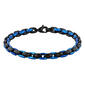Mens Gentlemen's Classics&#8482; Blue & Black Link Bracelet - image 2