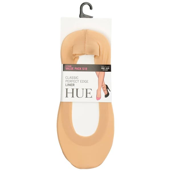 Womens HUE&#174; 3pk. Perfect Edge Liners