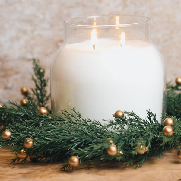 A Cheerful Giver&#40;R&#41; Cypress & Golden Pearls Candle Ring