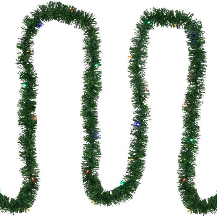 Northlight Seasonal 18ft. Multicolor Pre-Lit Christmas Garland